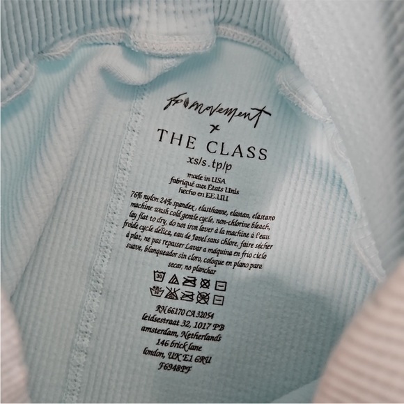 NWOT Free People Happiness Runs Bike Shorts Light Sky Size XS/S - Picture 3 of 3